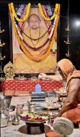 Jalabhisheka and Shodashopachara Puja by HH Swamiji on Samaradhana Divasa of HH Shrimat Pandurangashram Swamiji. SCM-Karla.(16 June 2026)